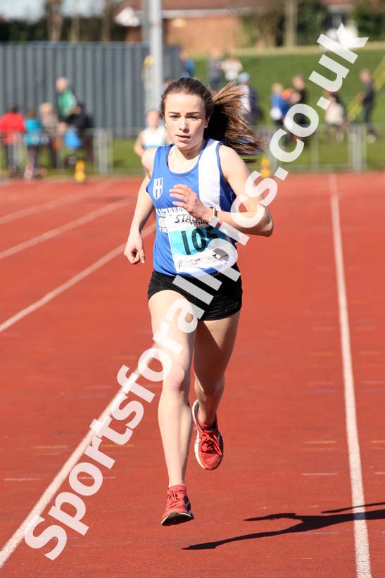 Womens Under-17s 5k Road Race, Stanley Park, Blackpool. Photo: David T. Hewitson/Sports for All Pics